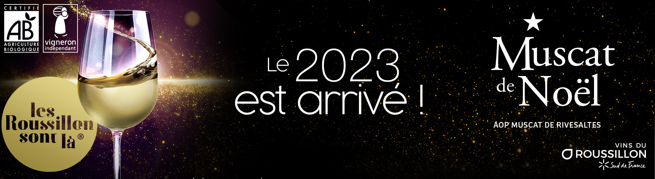 Muscat de Noël AOP Rivesaltes roussillon 2023